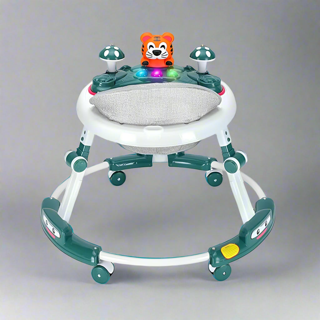 2 in 1 Tiger Baby Walker With Music