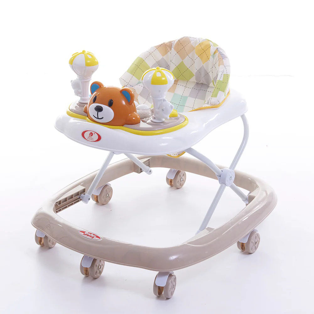 Foldable Baby Walker With Musical Tray