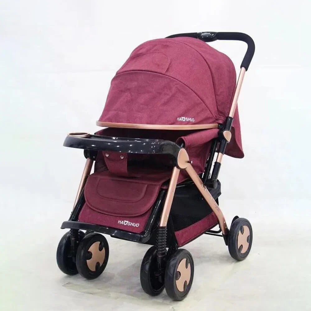 Haoshuo Luxury Foldable Baby Stroller