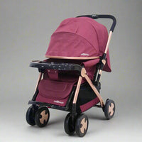 Thumbnail for Haoshuo Luxury Foldable Baby Stroller