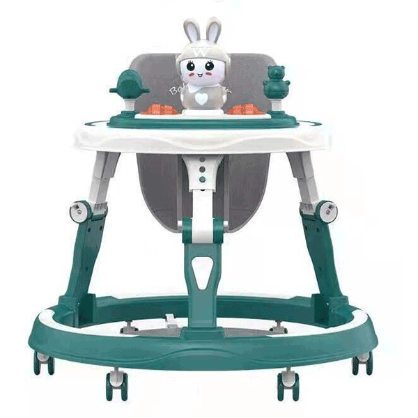 NEW BUNNY FIBER BABY WALKER WITH HIEGHT ADJUSTABLE