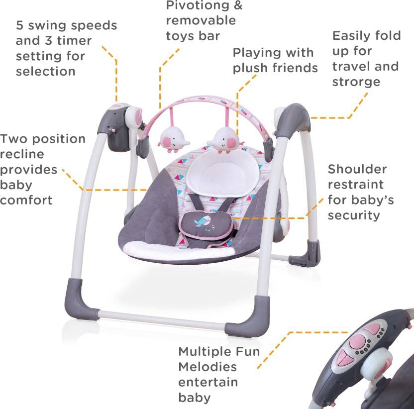 Mastela Delux - Portable Baby Electric Swing