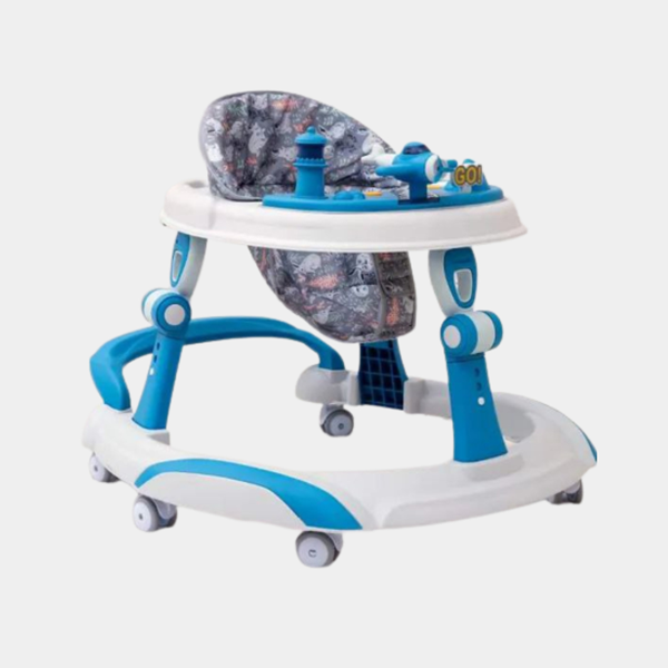 NEW DESIGN MULTIFUNCTIONAL FIBER BABY WALKER WITH HIEGHT ADJUSTABLE