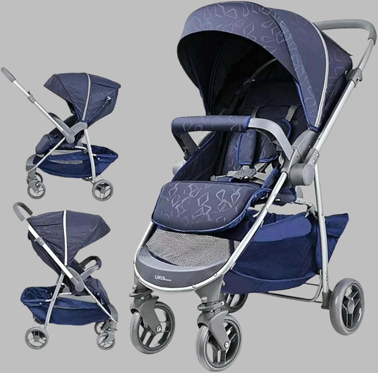 FOLDABLE BABY STROLLER WITH POP OUT SUN VISOR FOR TRAVEL