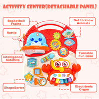 Thumbnail for BABY PUSH MULTIFUNCTION WALKER WITH MUSIC AND GAME