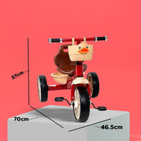 Thumbnail for KIDS DUCK FACE TRICYCLE WITH LIGHTS