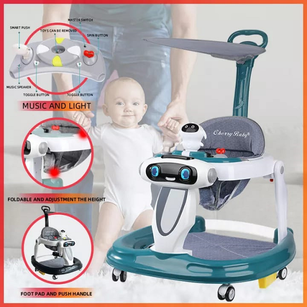 New Style 2 In 1 Baby Walker & Activity Robert Style