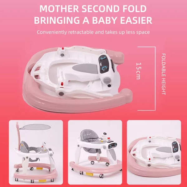 New Style 2 In 1 Baby Walker & Activity Robert Style