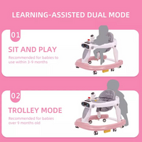 Thumbnail for New Style 2 In 1 Baby Walker & Activity Robert Style