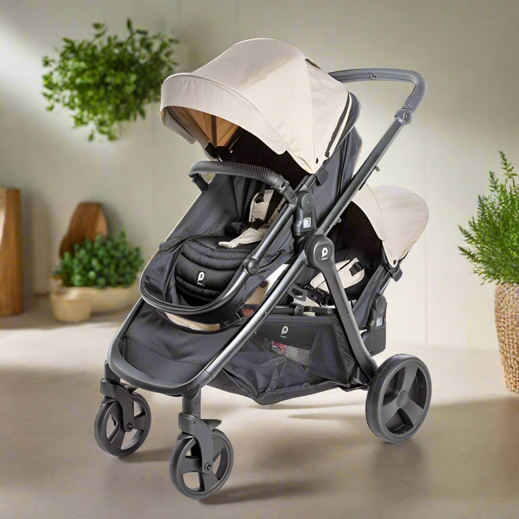 Premium Baby 1+1 Double Compact Stroller