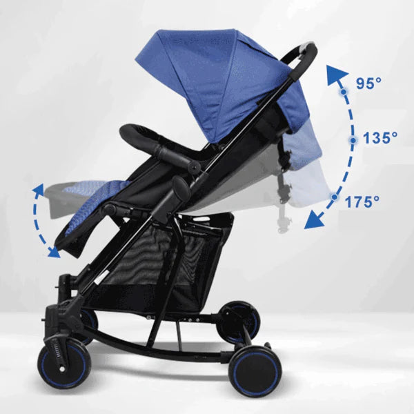 2 in 1 Baby Foldable Stroller & Rocker