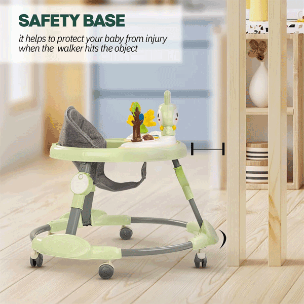 ROUND STYLE BABY WALKER WITH HEIGHT ADJUSTABLE
