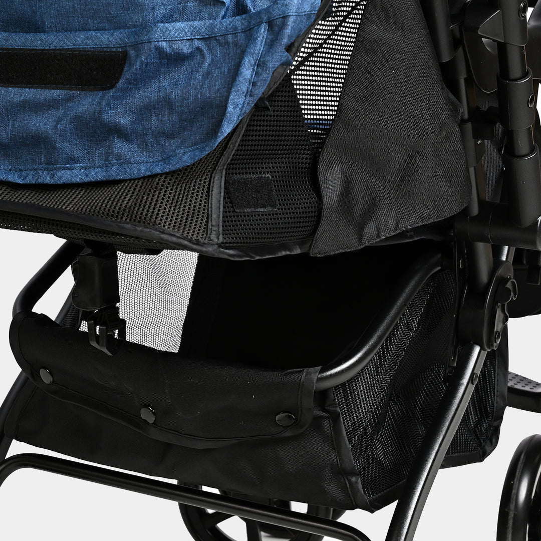 INFANTES BABY STROLLER BLACK & BLUE