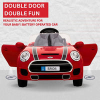 Thumbnail for Mini Cooper Rechargeable Battery Operated Ride On Car