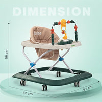 Thumbnail for Height Adjustable Musical Baby Walker