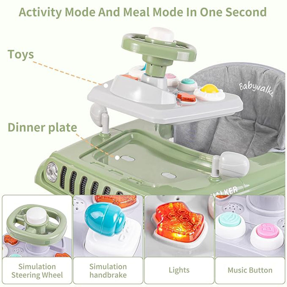 Multi-functional Car Style Baby Activity Walker