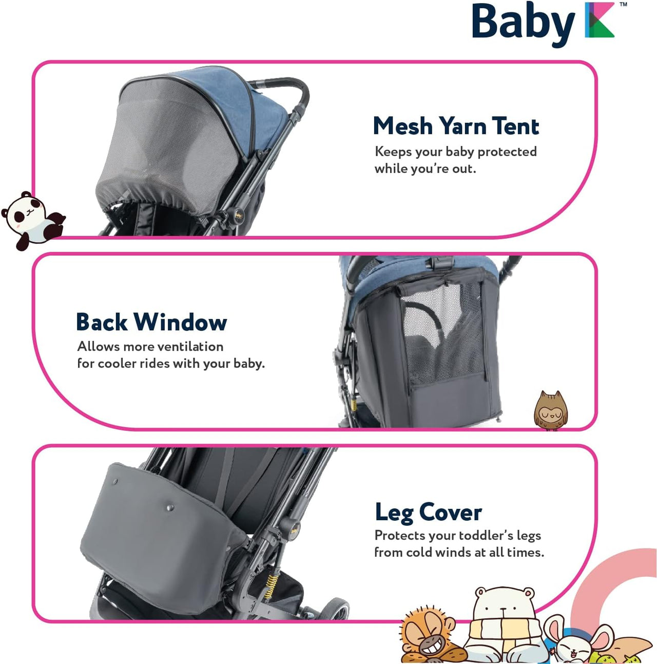 LIGHT WEIGHT PREMIUM BABY STROLLER WITH SOFT SEAT