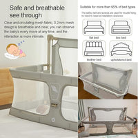 Thumbnail for MULTI-FUNCTION SLEEPING SAFETY FENCE BEDROOM ANTI-FALL RAIL BED SIDE