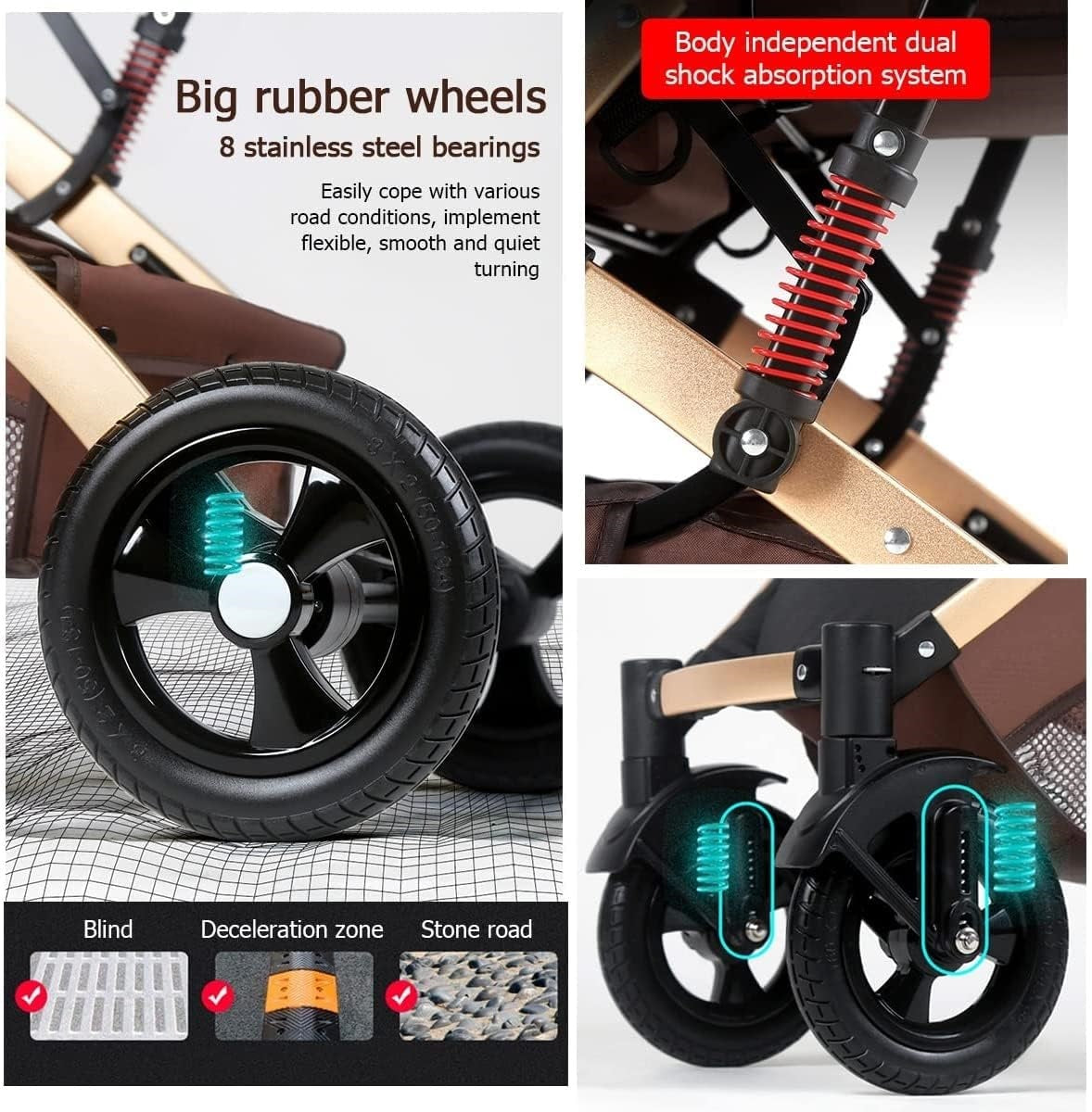KIDILO BABY STROLLER FOR TRAVEL FRIENDLY