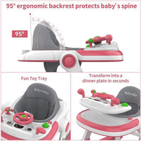 Thumbnail for 4 in 1 Height Adjustable Musical Baby Walker