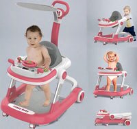 Thumbnail for 4 in 1 Height Adjustable Musical Baby Walker