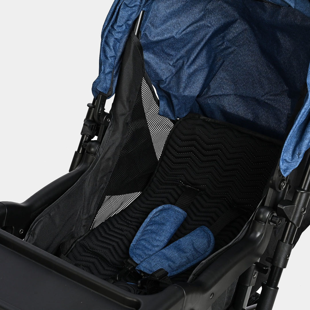 INFANTES BABY STROLLER BLACK & BLUE