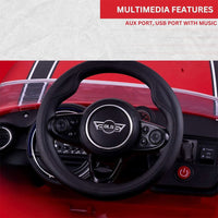 Thumbnail for Mini Cooper Rechargeable Battery Operated Ride On Car