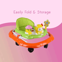 Thumbnail for SOFT CUSION BABY WALKER FOLDABLE