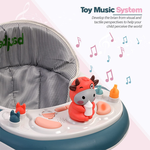 NEW DESIGN MULTI-FUNCTIONAL FULL FIBER BABY WALKERS WITH TOY