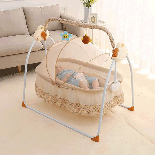 Baby Cradle Electric Swing & Bed With Remote