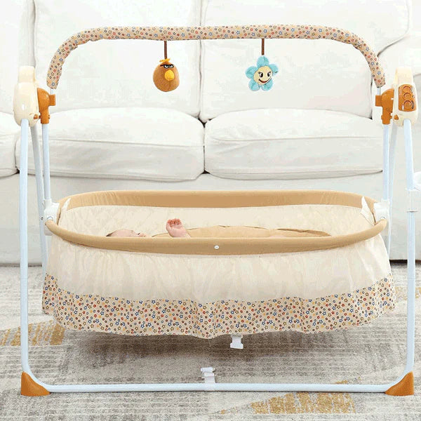 Baby Cradle Electric Swing & Bed With Remote