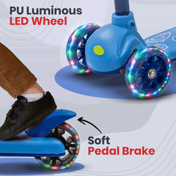 KIDS 3 WHEEL SMART FOLDABLE SCOOTY