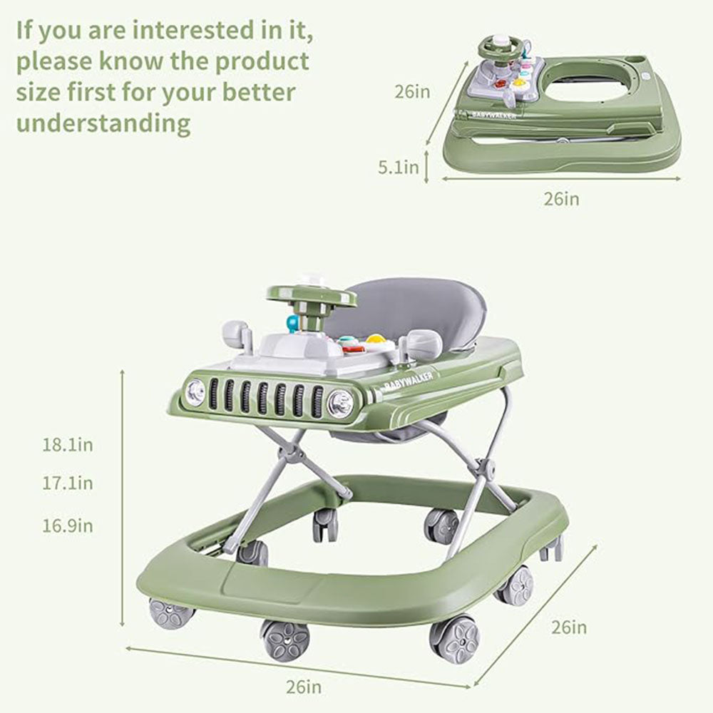 Multi-functional Car Style Baby Activity Walker