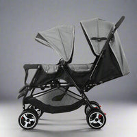 Thumbnail for Baby Twin Foldable Stroller With Seat Adjustable