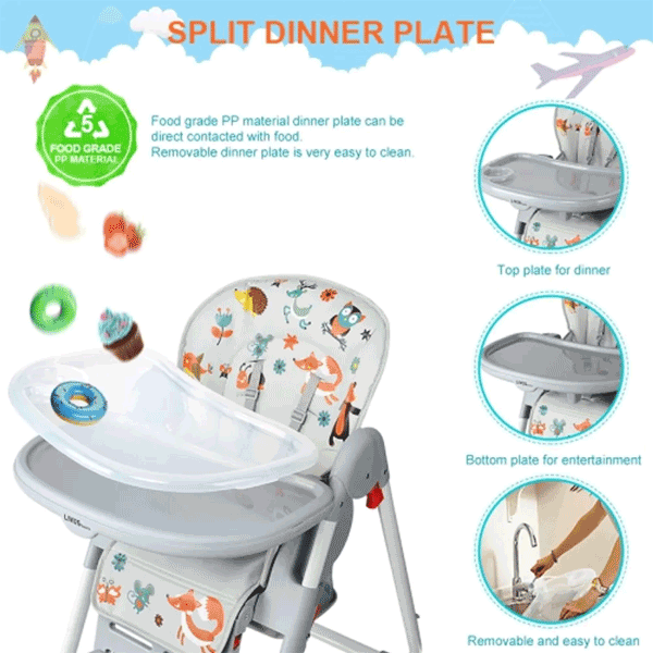 Shenma 4 In 1 Portable Baby High Chair