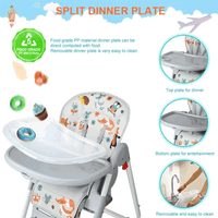 Thumbnail for Shenma 4 In 1 Portable Baby High Chair