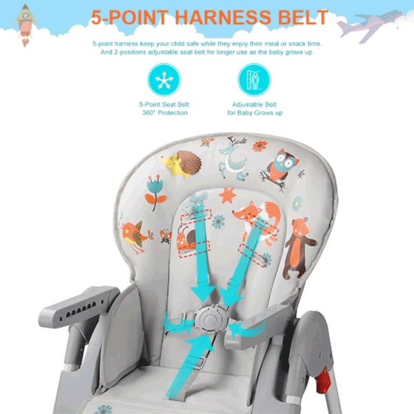 Shenma 4 In 1 Portable Baby High Chair