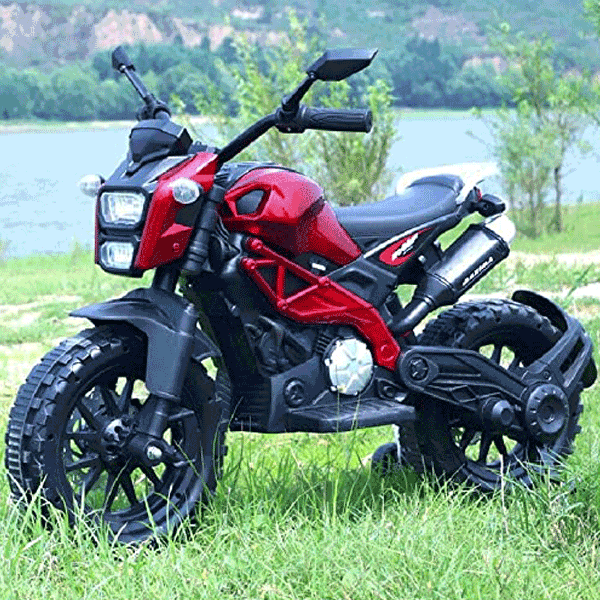 Harley Davidson - Kids Battery Operated Ride On Trail Bike With Shock