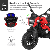 Thumbnail for Harley Davidson - Kids Battery Operated Ride On Trail Bike With Shock