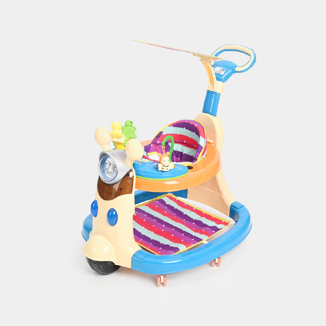 Cute Duck Round Baby Walker