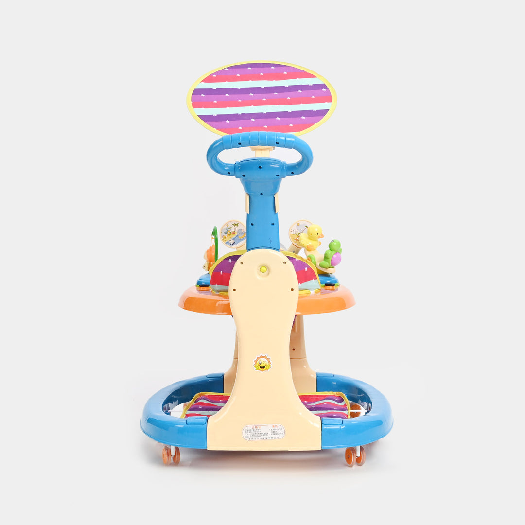 Cute Duck Round Baby Walker