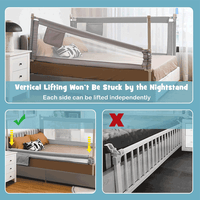 Thumbnail for Bed Saftey Rail & Gate For Kids & Babies - 1 Side
