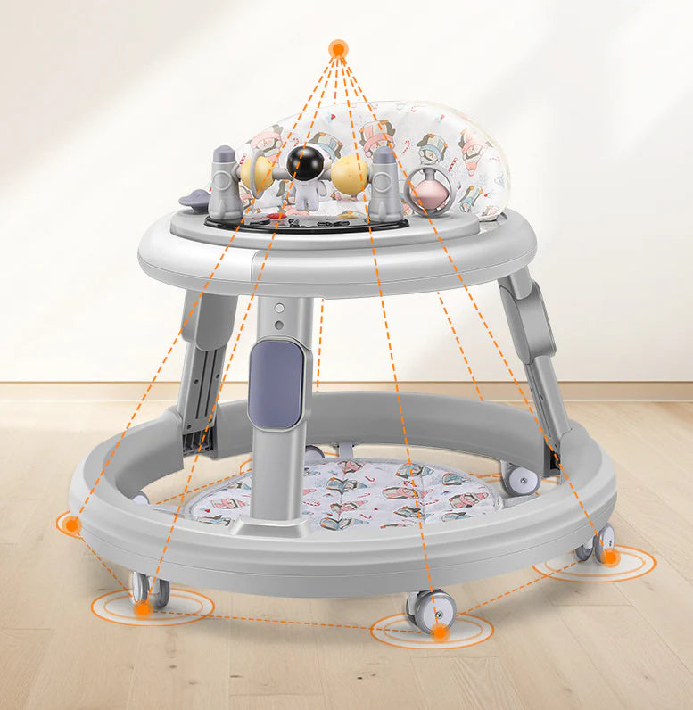 Multi-Functional Astronaut Style Baby Walker