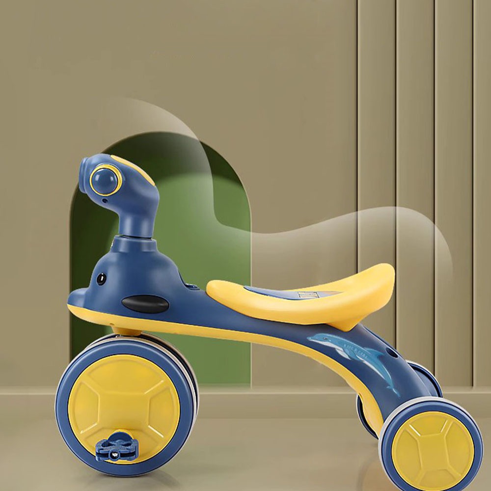IMPORTED DOLPHIN MUSICAL TRICYCLE WITH HANDLE