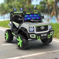 Thumbnail for Kids Electric Toyota Ride On Jeep With Light & Sound