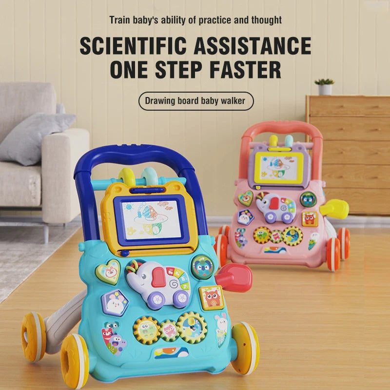 Huanger 3 In 1 Baby Activity Learning Walker