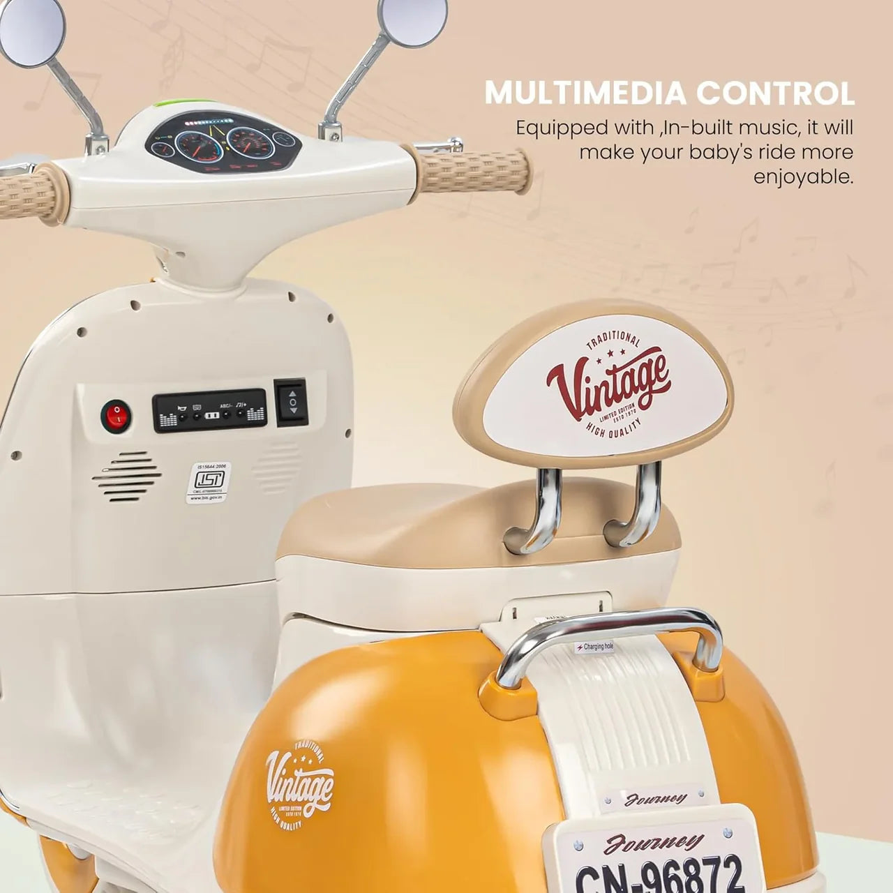 Vespa Scooter Battery Operated For Kids
