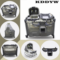 Thumbnail for Kddyw - 3 In 1 Playpen Travel With Rocker & Changing Sheet -py29