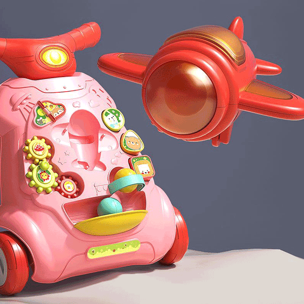 Baby Activity Walker With Educational Learning Toys