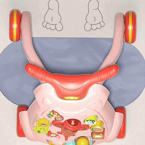 Baby Activity Walker With Educational Learning Toys